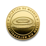 Monedas Oficiales Atlético de Madrid Coleccionables Pack 5 uds.