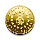 Moneda Oficial Real Madrid Coleccionable Europa Kings Oro