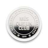 Moneda Oficial FC Barcelona Coleccionable Més que un Club Plata