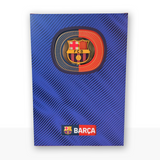 Cuaderno Oficial 3D FC Barcelona A6 AzulGrana Escudo