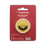 Moneda Oficial FC Barcelona Coleccionable Estadio Oro