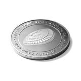 Moneda Oficial FC Barcelona Coleccionable Estadio Plata